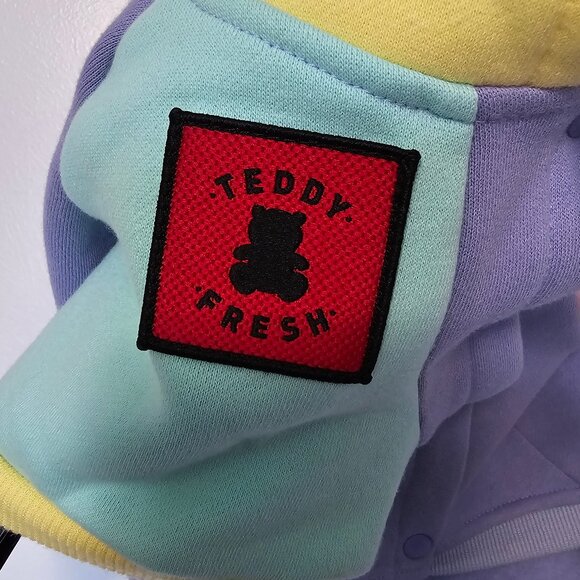 Teddy Fresh Pet Hoodie Pastel Colorblock Size 2XL - 2021 2nd Edition - Picture 6 of 13